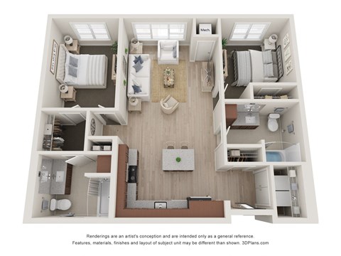 2 bed 2 bath X at The Landing at Amber Fields Apartments, Rosemount, MN